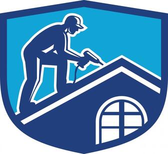 Image Of A man On A Roof Working For Delaware County Roofers Created Image
